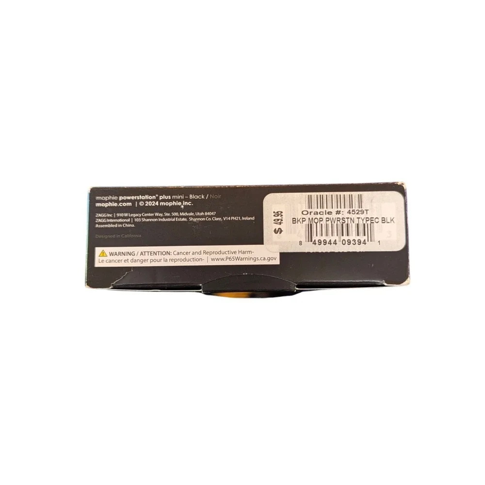 C8. Mophie Powerstation Plus mini, Fast Charging‎ Power Bank, 450-18255-A
